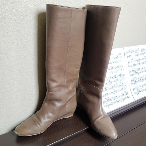 Loeffler Randall Mathilde leather knee high boots 7 - Picture 2 of 9
